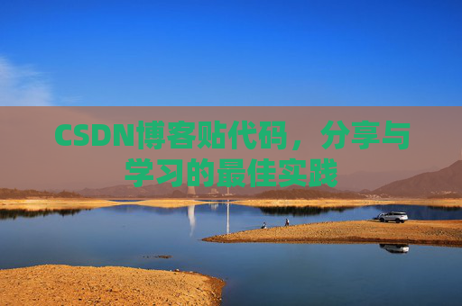 CSDN博客贴代码，分享与学习的最佳实践